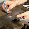 Markal Red Riter Metal Marker Flat Holder, плоский маркер сварщика, красный
